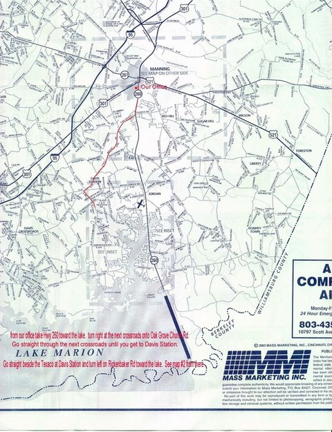 Map to Davis Station